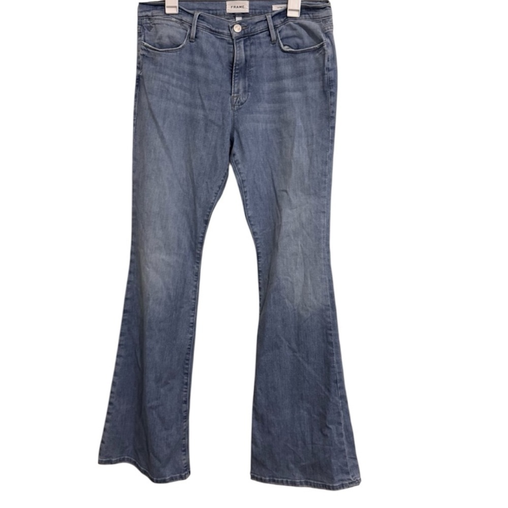 Frame Denim Light Blue le high Flare Jeans size 31